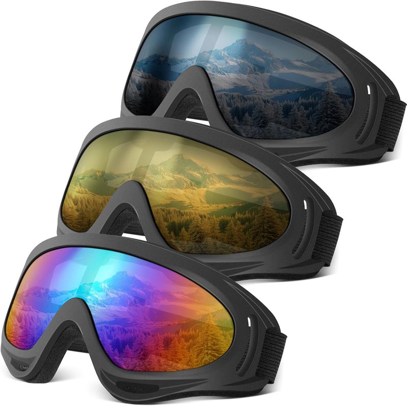 OXG Store Ski Snowboard Goggles for Men Women, UV Protection Ski Snow Goggles for Kids Youth Adult - Image 1